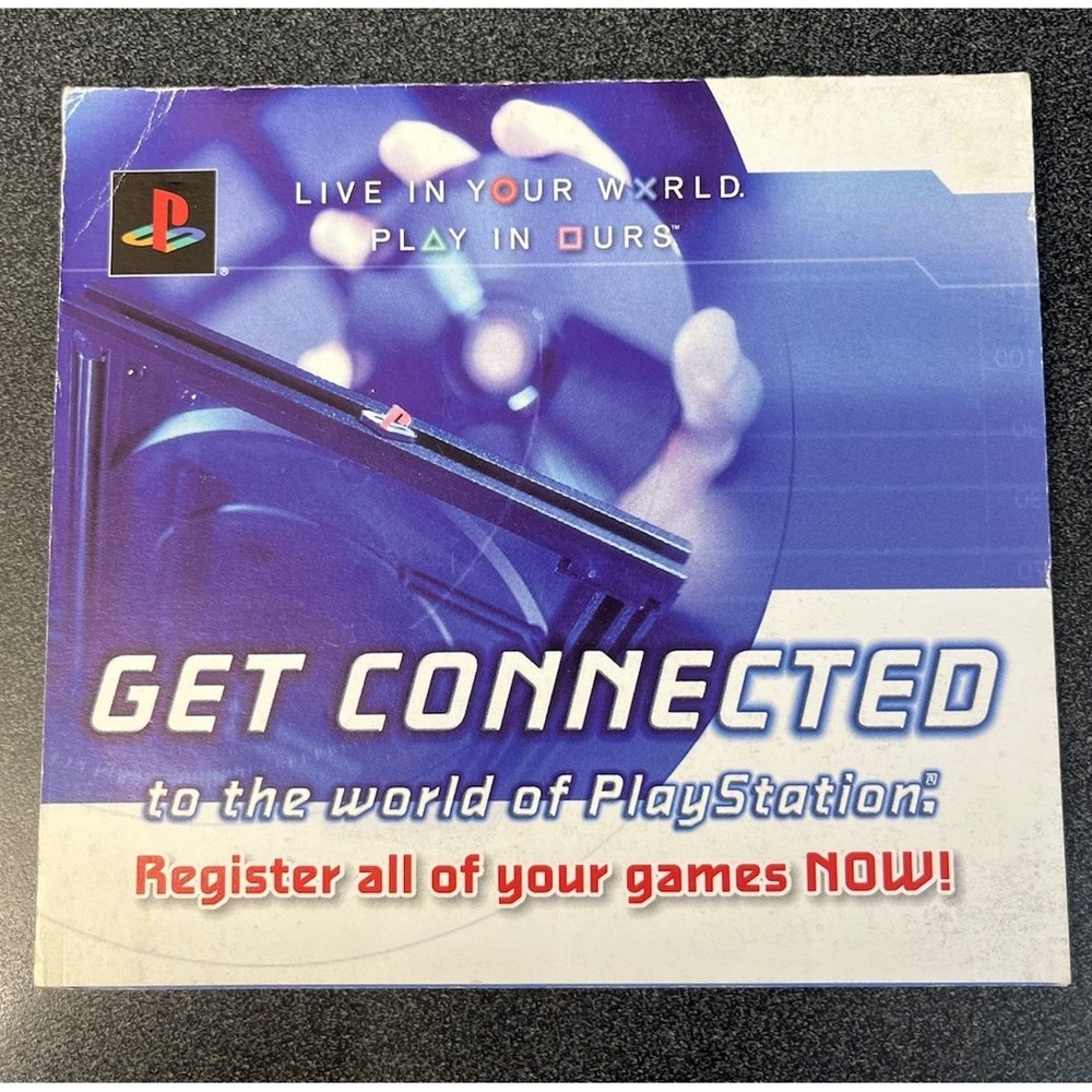 Playstation 2 PS2 Underground Product Foldout Registration Card